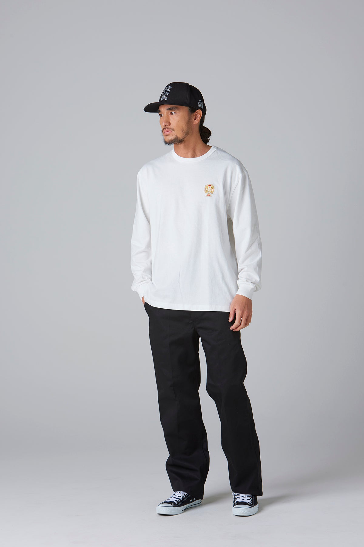 (MOONEYES x DOGTOWN x BLUCO) プリントTシャツ L/S TEE