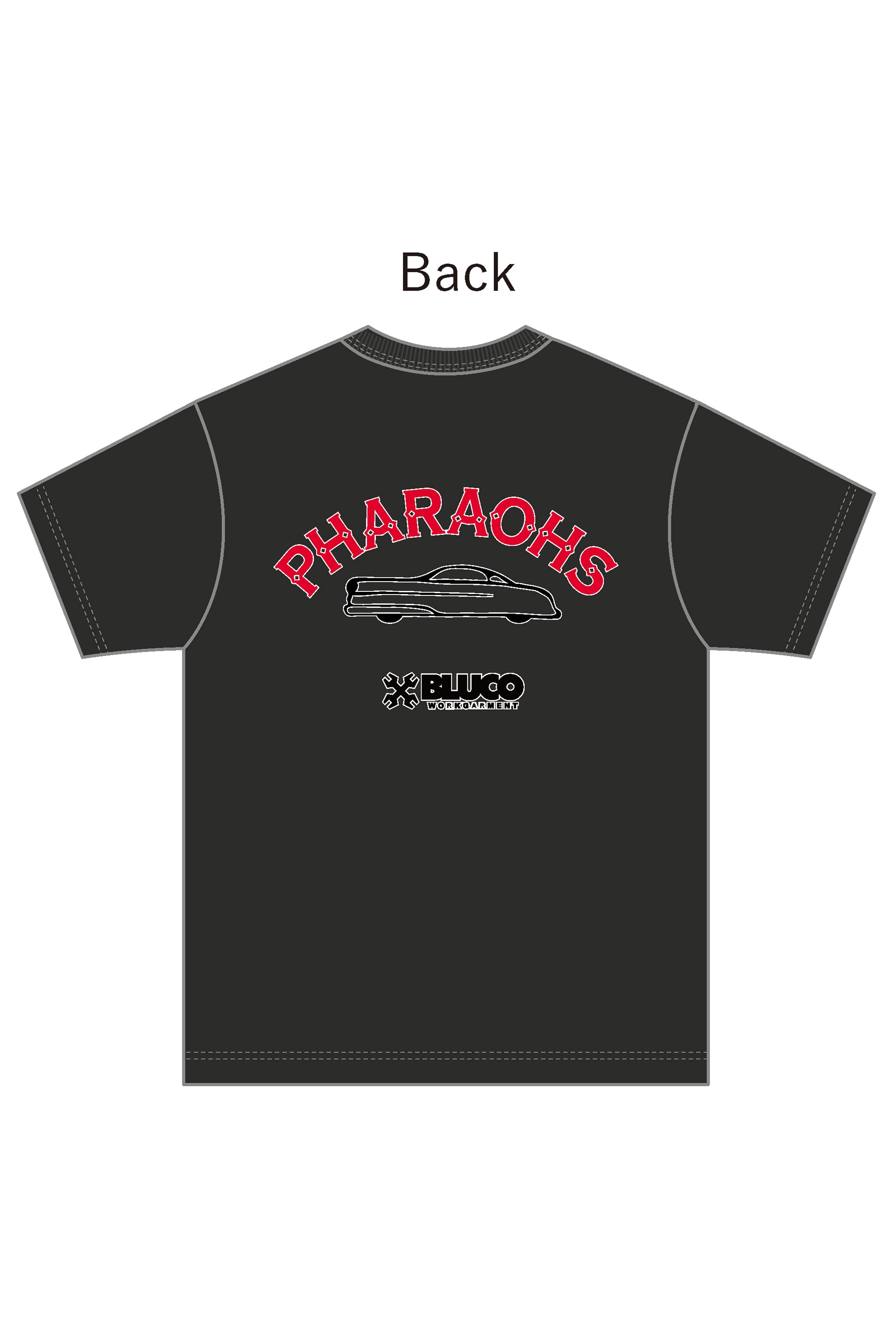 (American Graffiti×BLUCO) ポケットTシャツ "Pharaohs"