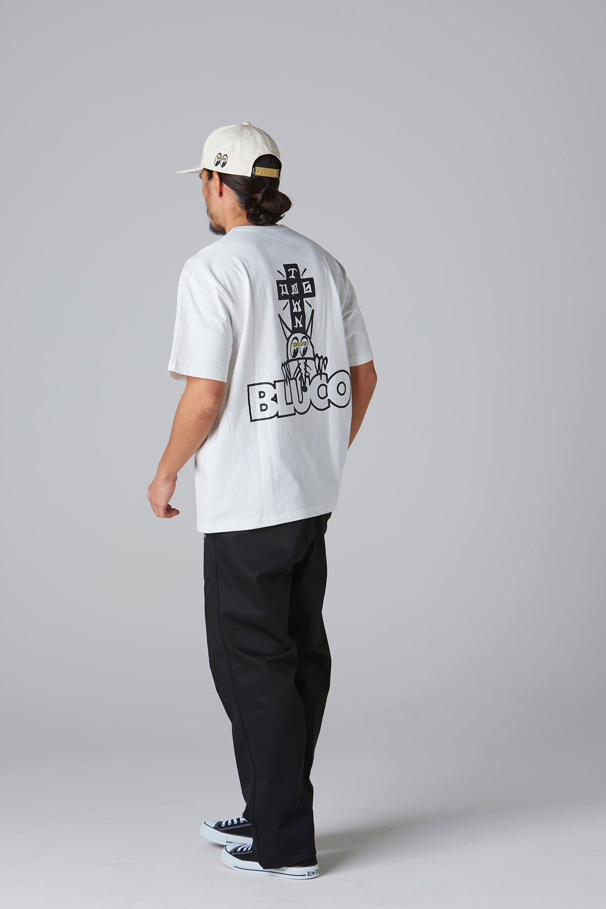 (MOONEYES x DOGTOWN x BLUCO) ポケットTシャツ - Logo-