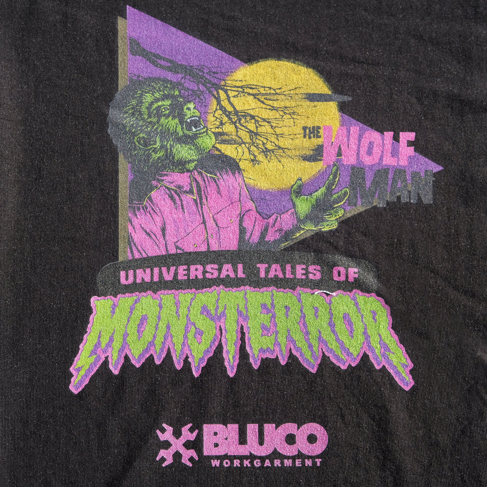 (MONSTERS×BLUCO) プリントTシャツ "The Wolf Man"
