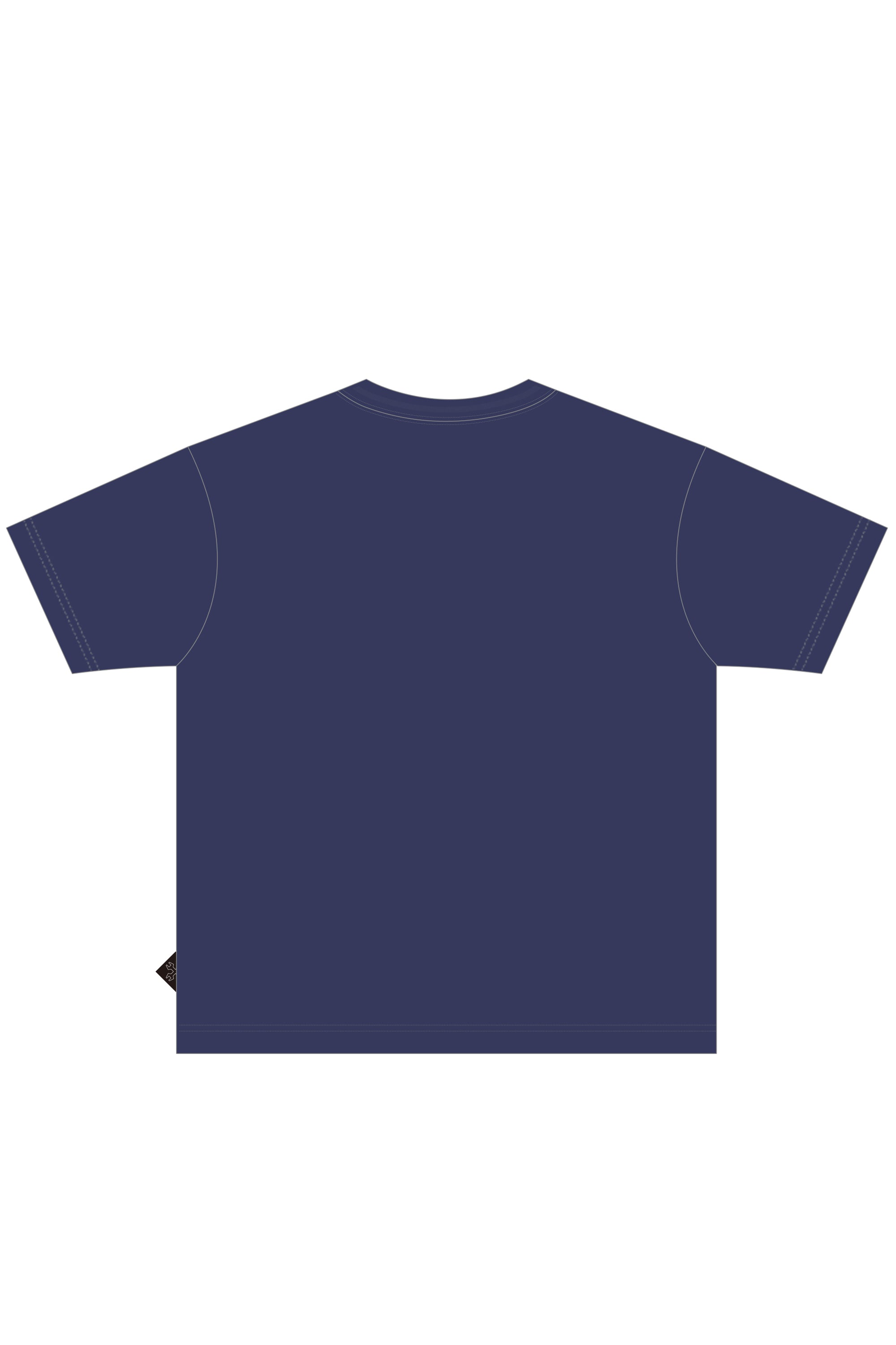 (RAMEN&DESTROY×BLUCO) ピグメントオーバーTシャツ