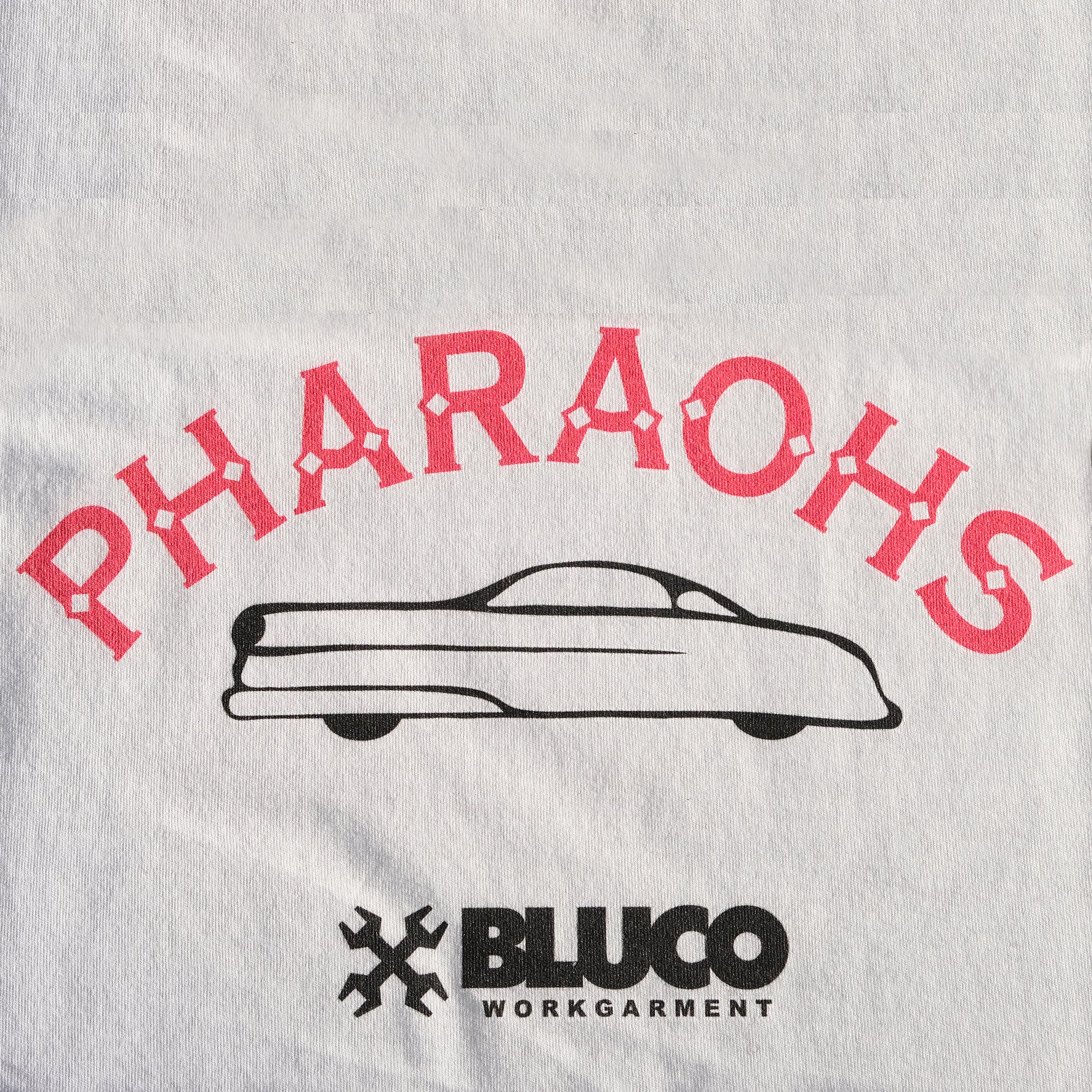 (American Graffiti×BLUCO) ポケットTシャツ "Pharaohs"