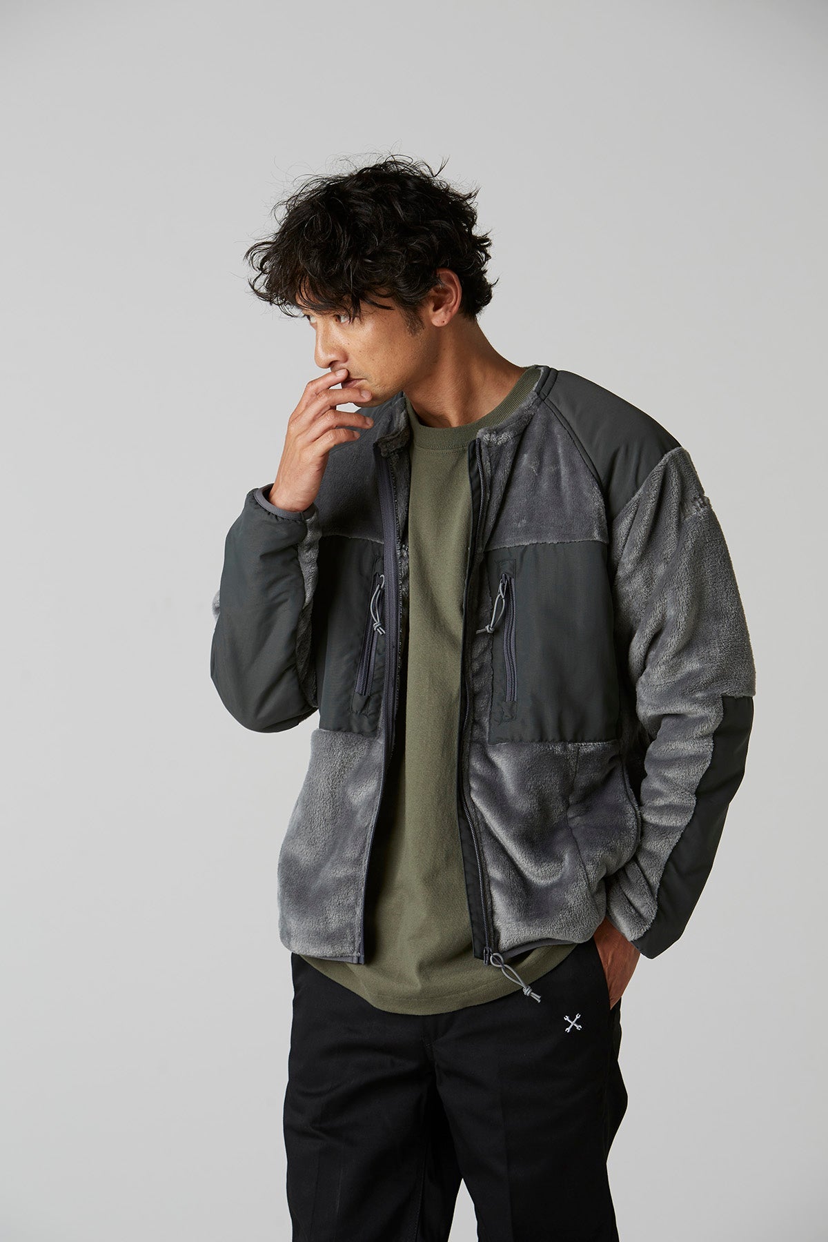 MILITARY FLEECE JACKET
