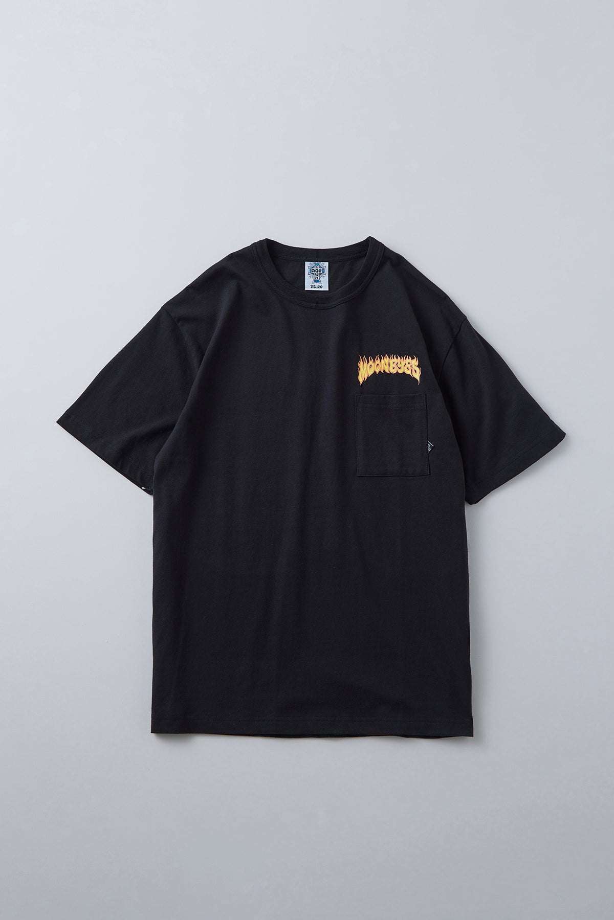 (MOONEYES x DOGTOWN x BLUCO) ポケットTシャツ -Fire-