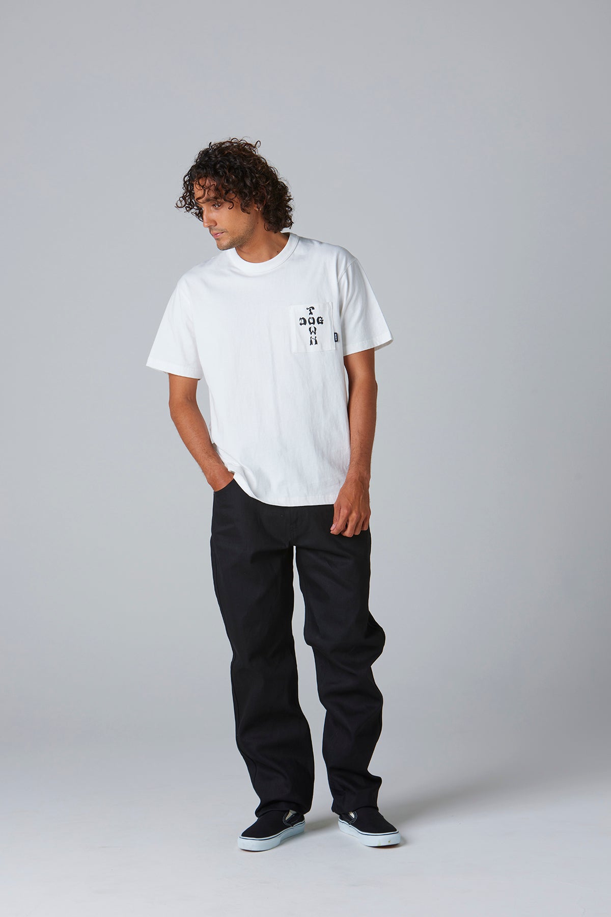 【受注生産】(DOGTOWN×BLUCO) ポケットTシャツ -Logo-