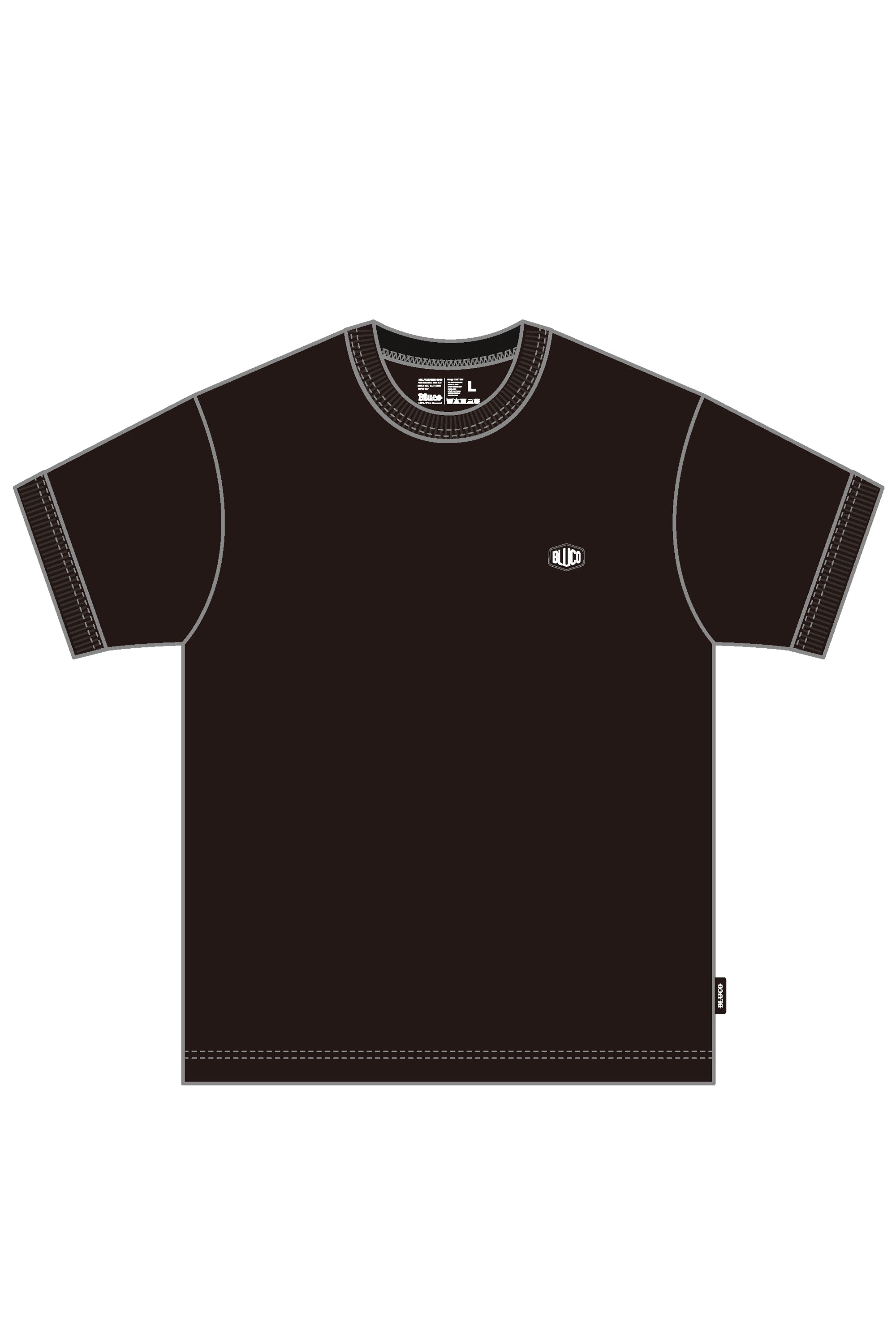 リンガーTシャツ -Hex Patch-