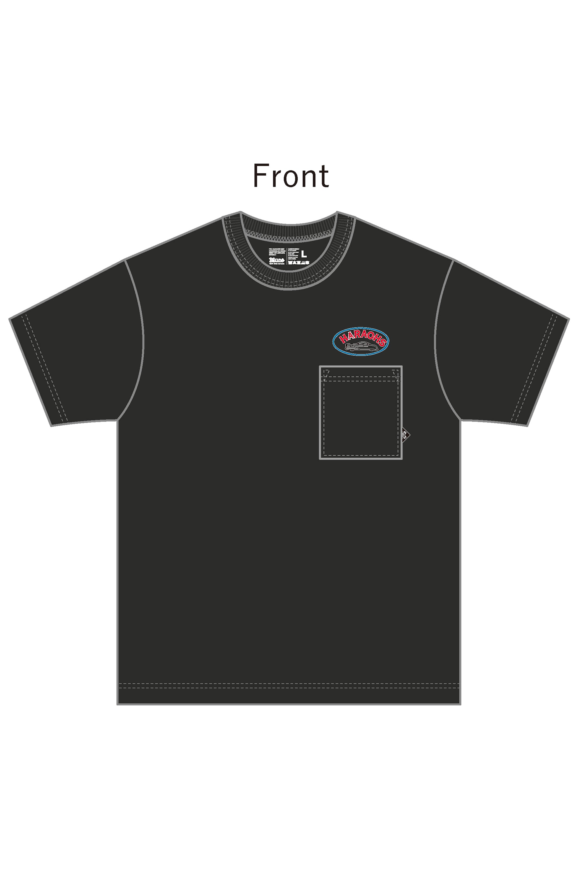 (American Graffiti×BLUCO) ポケットTシャツ "Pharaohs"