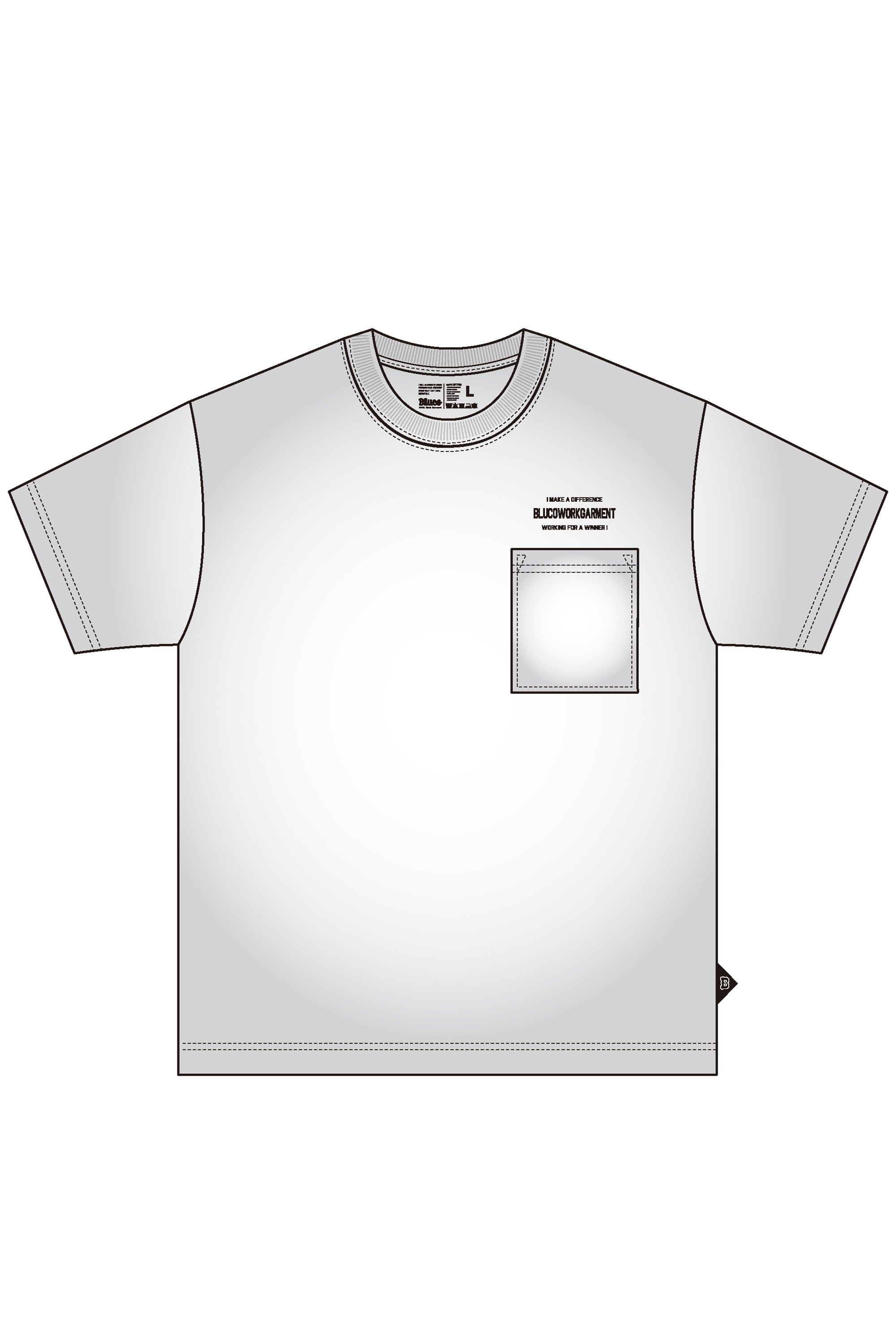 ピグメントポケットTシャツ -Ticket-