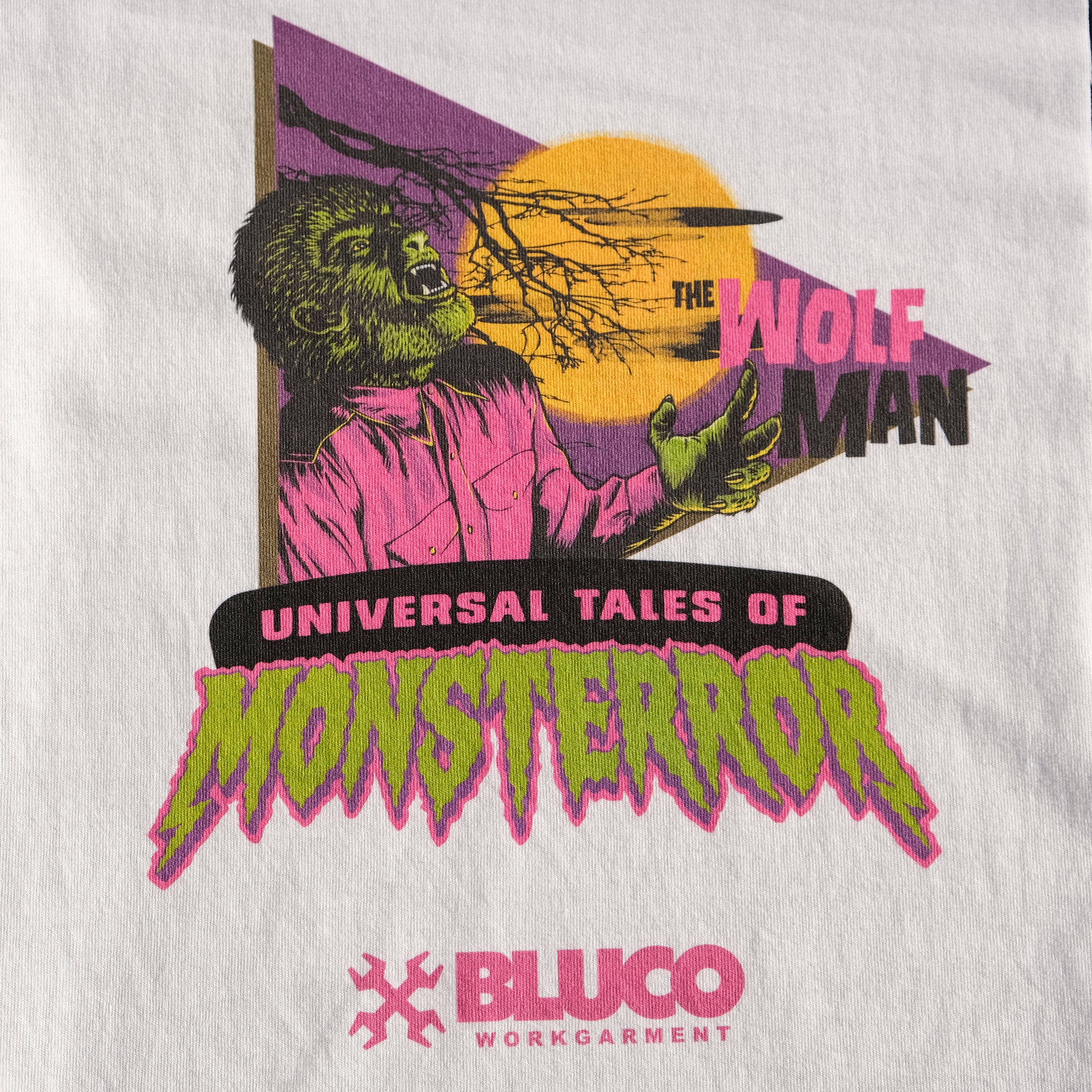 (MONSTERS×BLUCO) プリントTシャツ "The Wolf Man"