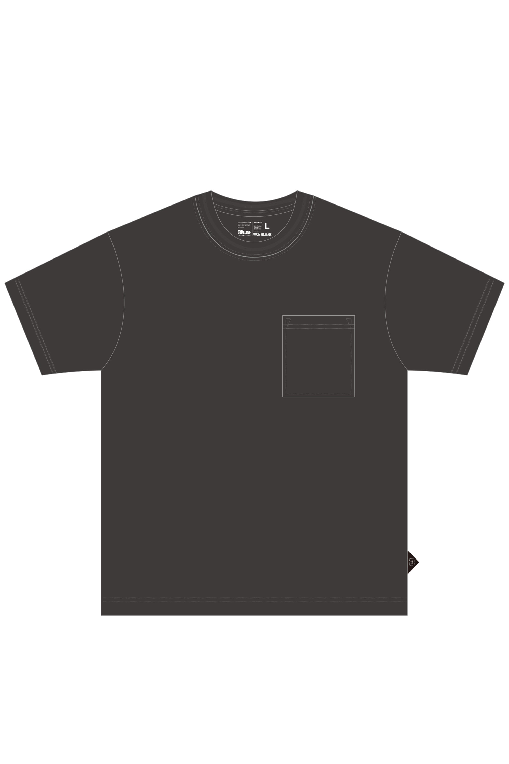 ピグメントポケットTシャツ