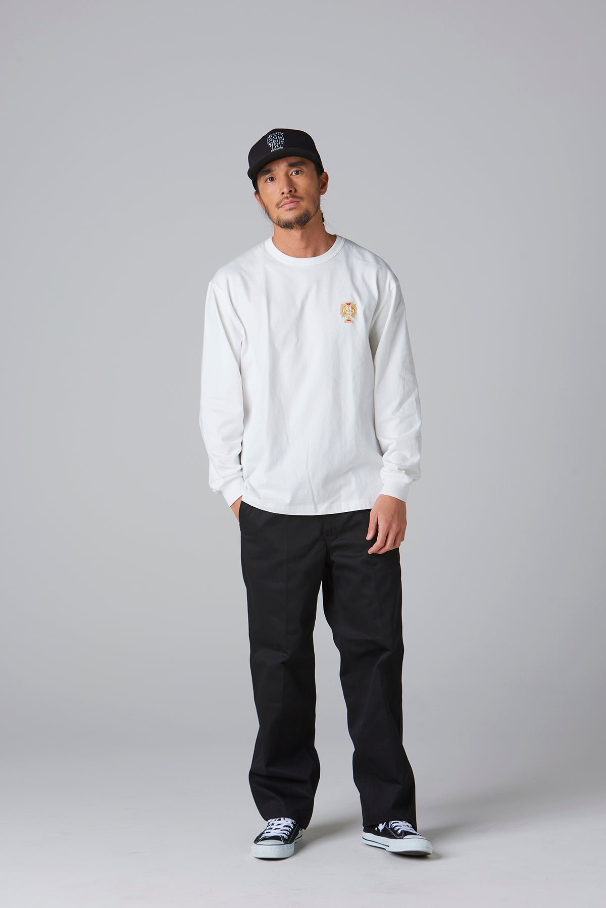 (MOONEYES x DOGTOWN x BLUCO) プリントTシャツ L/S TEE